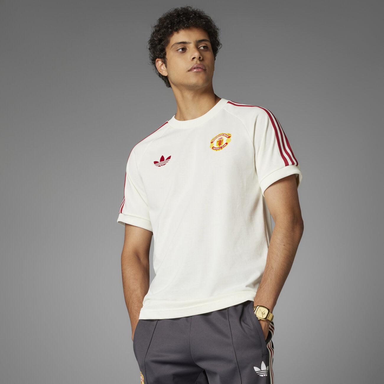 Manchester United OG 3 Stripe Tee