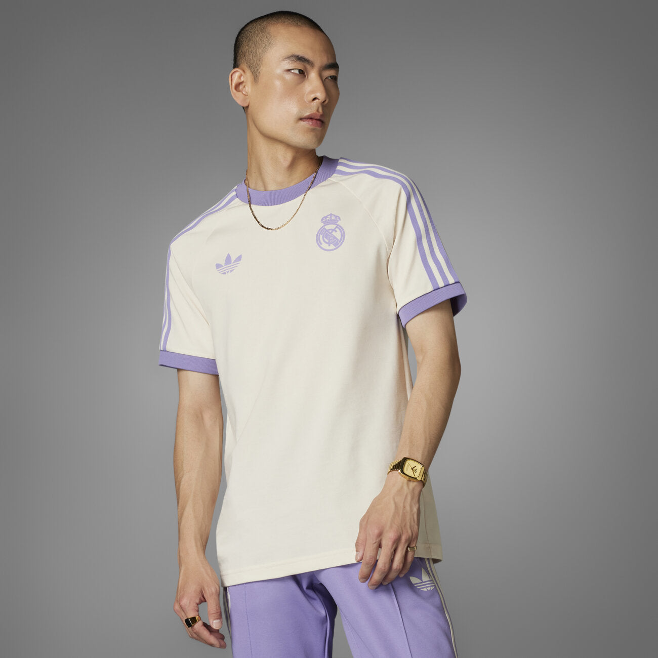 Real Madrid OG 3 Stripe Tee