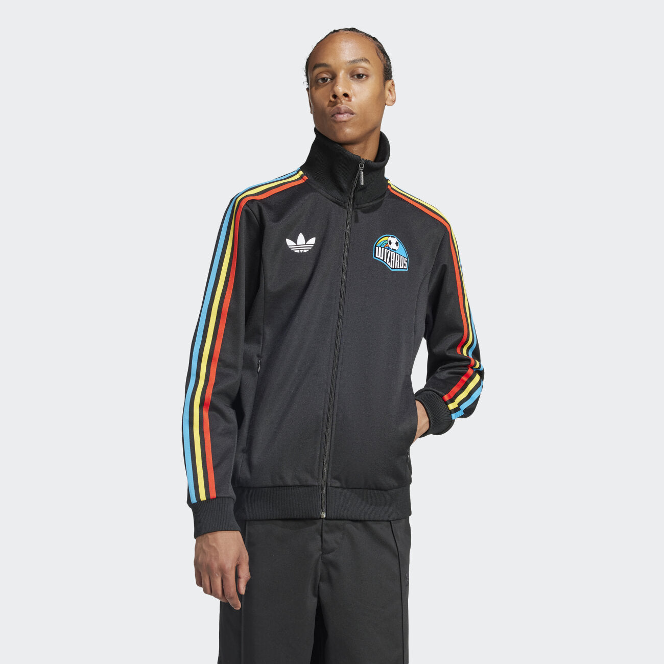 Adidas originals rainbow jacket hotsell