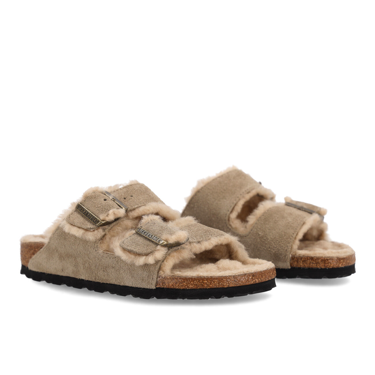 Arizona Shearling Suede Leather-Fur