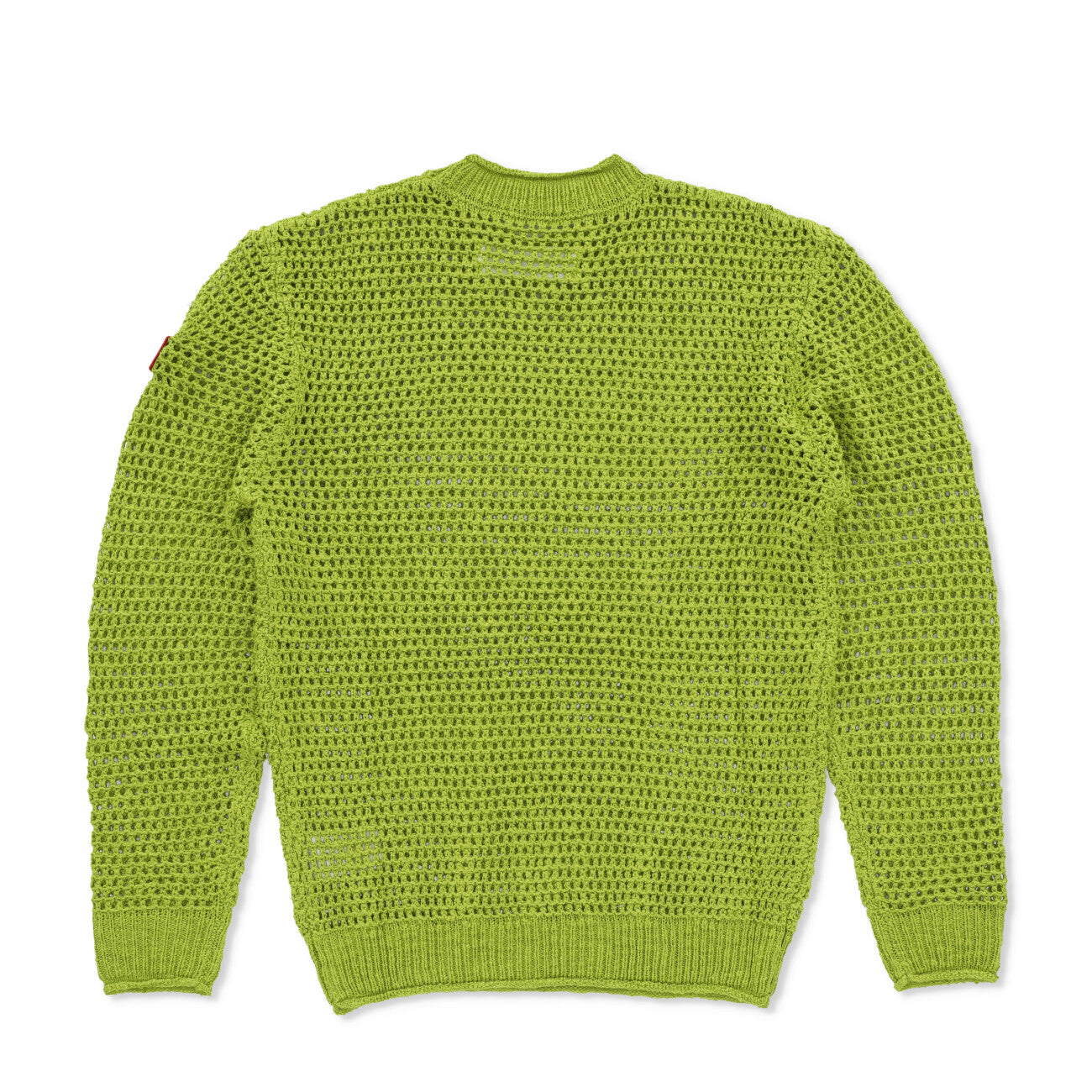 Open Knit Crewneck Light Snub